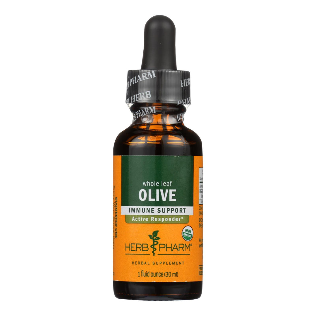 Herb Pharm - Olive Leaf Extract - 1 Each-1 Fz - Maras Green